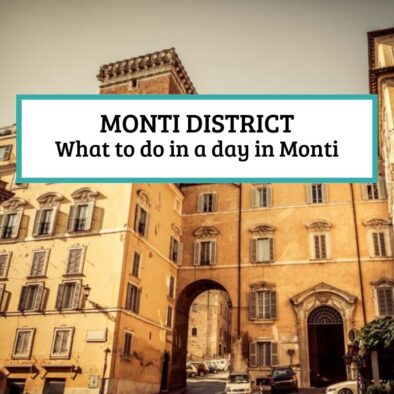 monti district rome italy