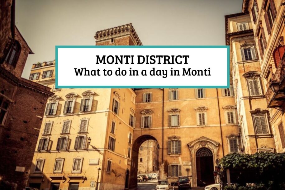 monti district rome italy