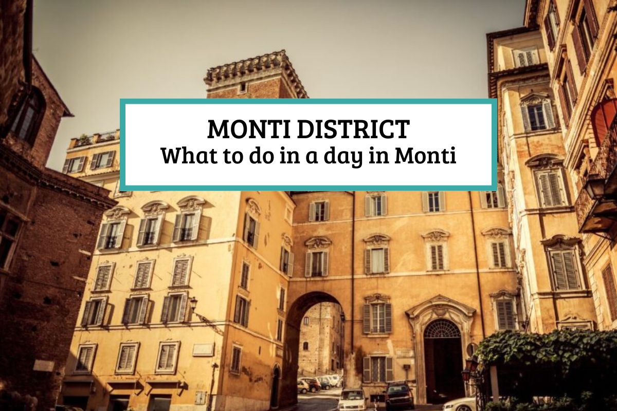 monti district rome italy